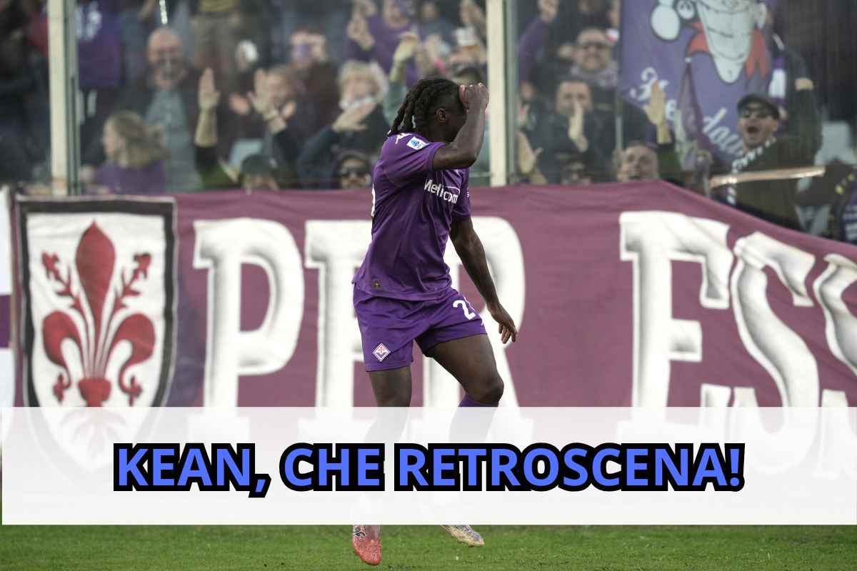 Moise Kean esulta