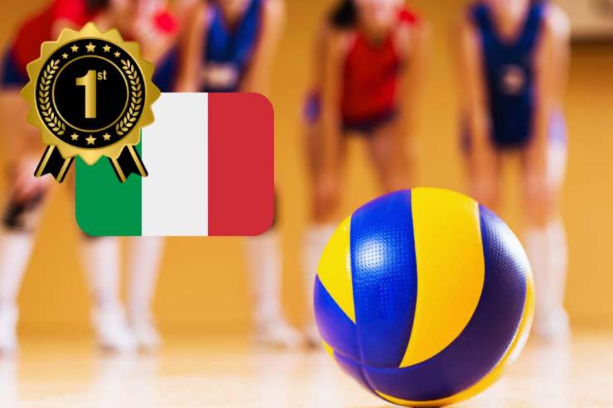 pallavolo simbolo numero uno