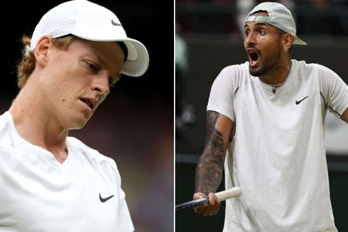 I tennisti Sinner e Nick Kyrgios