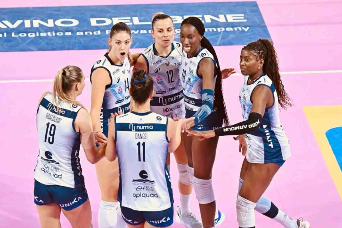 La squadra della Volley Milano