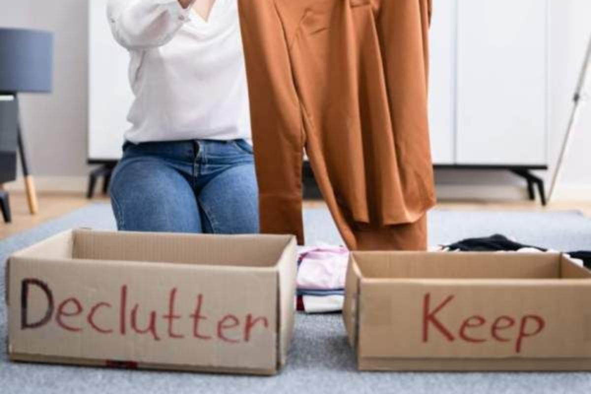 decluttering