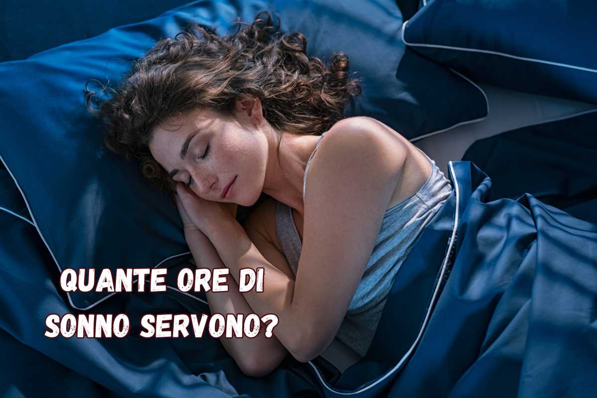 Quante ore di sonno servono