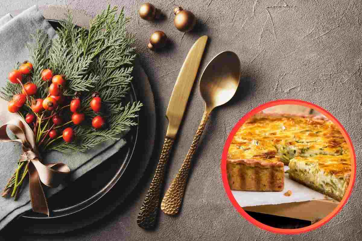 crostata salata Natale